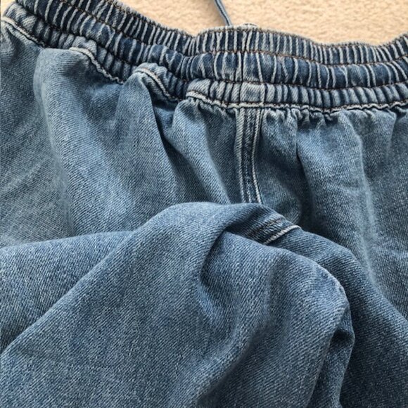 Good American Wide Leg Baggy Jeans, Size 1 (Small / 29" Waist) x Inseam 29.25" - Picture 11 of 12